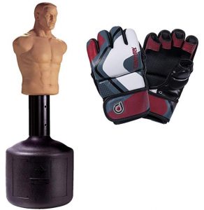 Century BOB punching bag with gloves