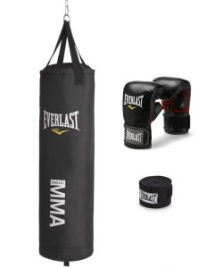 Everlast 70 pound canvas mma heavy bag kit review