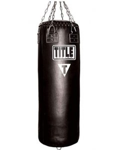 Title brand leather punching bag