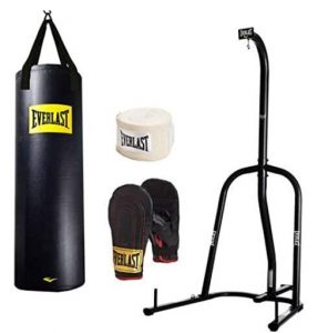 Everlast Single-station Heavy Bag and Stool for Professional Boxer