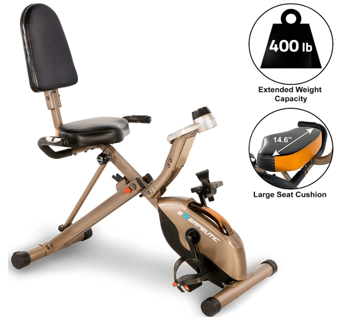 exerpeutic folding elliptical for heavy people