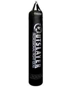 Outslayer 130 lb punching bag for indoors