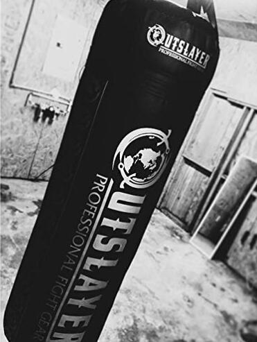 Outslayer Filled 100 Pound Punching Bag for Boxing & Martial Arts & MMA