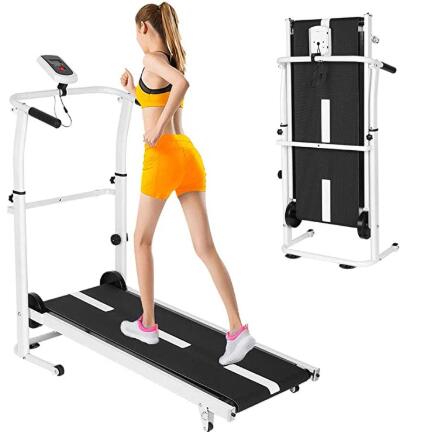 pro fitness motorised folding treadmill manual